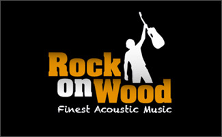 Logo Rock on Wood