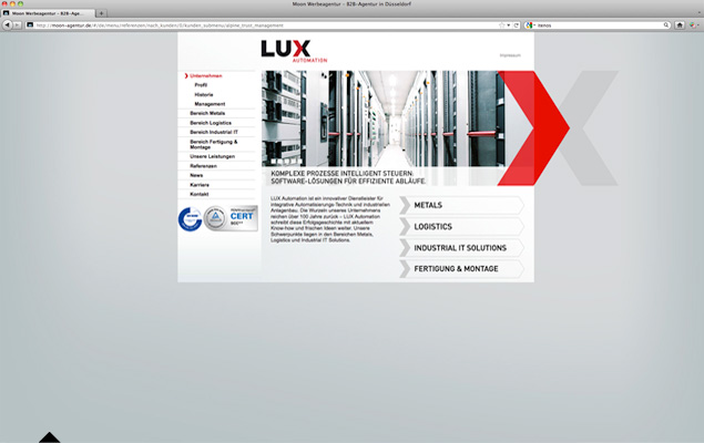 Lux Automation Website 2